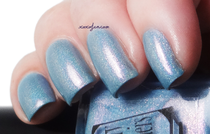xoxoJen's swatch of Literary Lacquer Swallowed Up In Blue