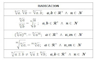 Resultado de imagen para radicacion de numeros reales