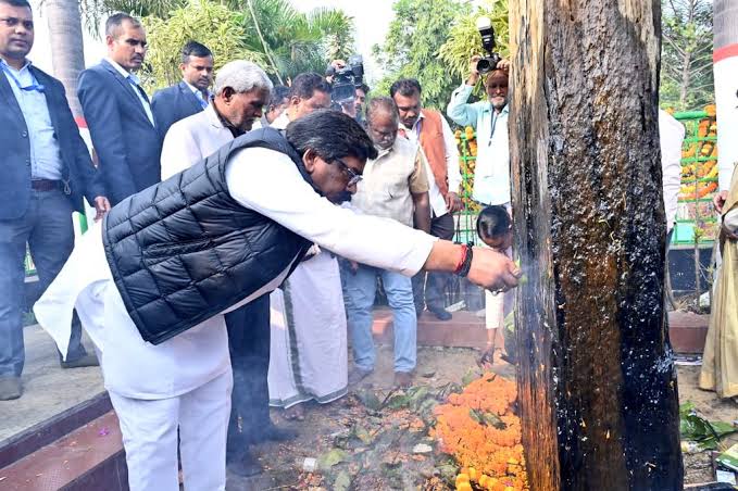 यह शहीद स्थल नहीं, आदिवासियों का प्रेरणा का स्रोत स्थल है : मुख्यमंत्री हेमंत सोरेन।