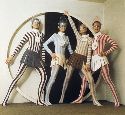 Mod Space Age Futuristic Fashion by Pierre Cardin late 1960's and early 