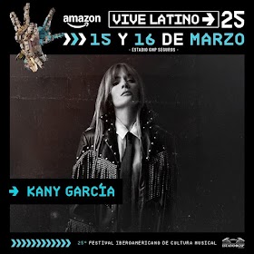 Kany García forma parte del poco poder femenino en esta edición del Vive Latino 