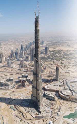 Burj Khalifa construction