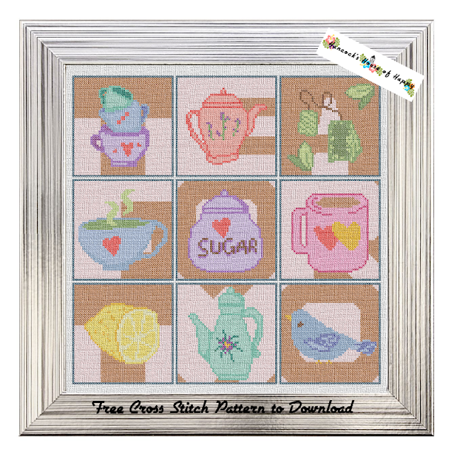 It's Tea Time! Free Full Coverage Cross Stitch Pattern for a Tasty Tea Time Sampler, tea party cross stitch, tea time cross stitch, tea drinker cross stitch, tea theme cross stitch, funny cross stitch, cross stitch funny, subversive cross stitch, cross stitch home, cross stitch design, diy cross stitch, adult cross stitch, cross stitch patterns, cross stitch funny subversive, modern cross stitch, cross stitch art, full coverage cross stitch, modern cross stitch, free full coverage cross stitch pattern, free cross stitch, free cross stitch design, free cross stitch designs to download, free cross stitch patterns to download, downloadable free cross stitch patterns, darmowy wzór haftu krzyżykowego, フリークロスステッチパターン, grátis padrão de ponto cruz, gratuito design de ponto de cruz, motif de point de croix gratuit, gratis kruissteek patroon, gratis borduurpatronen kruissteek downloaden, вышивка крестом, tea pot cross stitch pattern, tea cross stitch, tea lovers cross stitch design, gifts for tea lovers