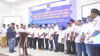 Pengurus DPW dan DPD IWOI Aceh Periode 2023 - 2028 Resmi Dilantik