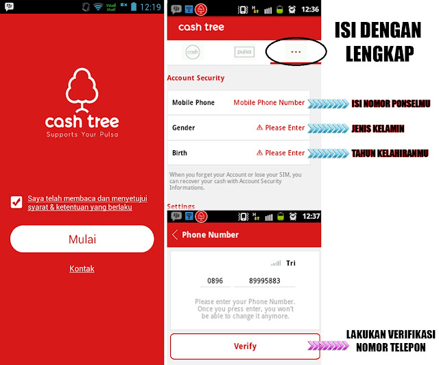 Daftar di cashtree dapat pulsa gratis