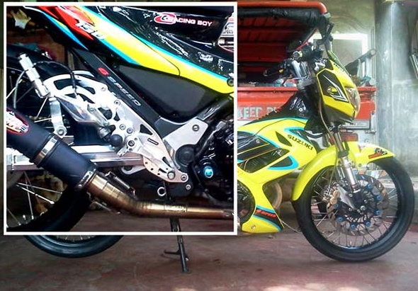 6 Modifikasi Motor Satria Fu 150 Yang Paling Banyak Di 