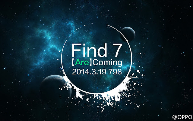 Oppo Find 7 launch Teaser