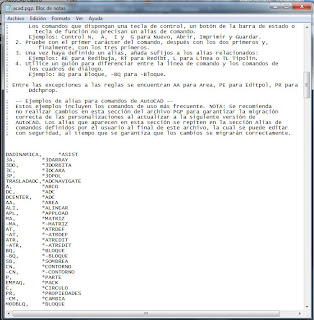 acad pgp alias de comando autocad personalizar