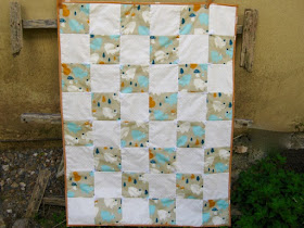 One Patch Baby Quilt Tutorial