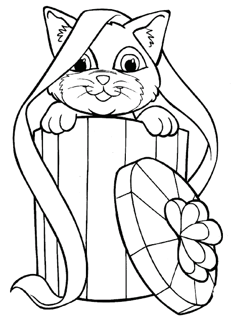 Coloring Sheets Kitten Coloring Page Cats And Kittens
