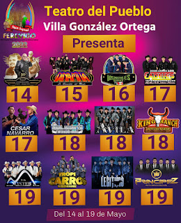 Feria Regional Villa González Ortega 2022 Programa