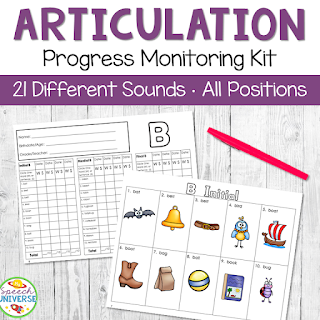 Articulation Progress Monitoring Kit