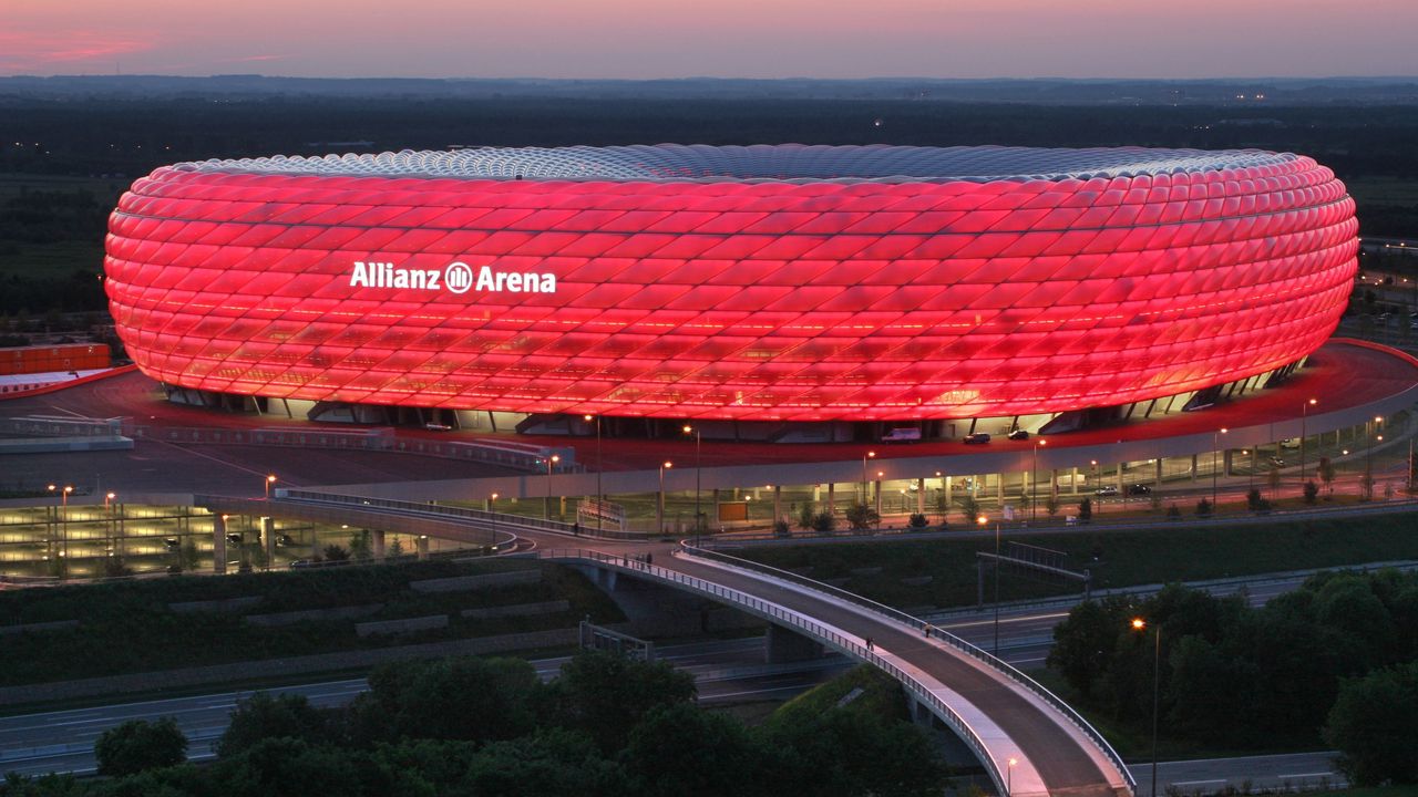 Wallpaper Munich Germany Allianz Arena Stadium