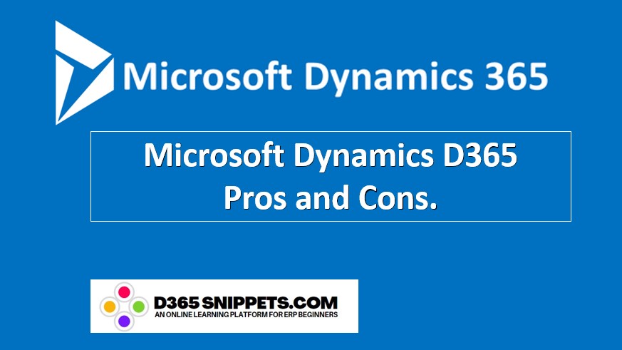 Microsoft Dynamics 365 Pros and Cons