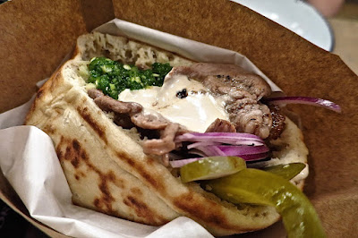 Miznon, lamb shawarma pita