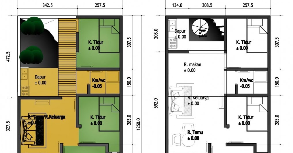 33 Denah  Rumah  Minimalis Sederhana 6x9  Inspirasi Terbaru 