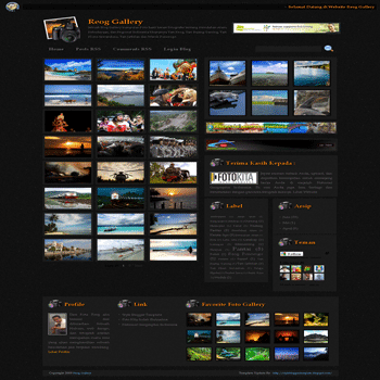 free blogger template gallery photo