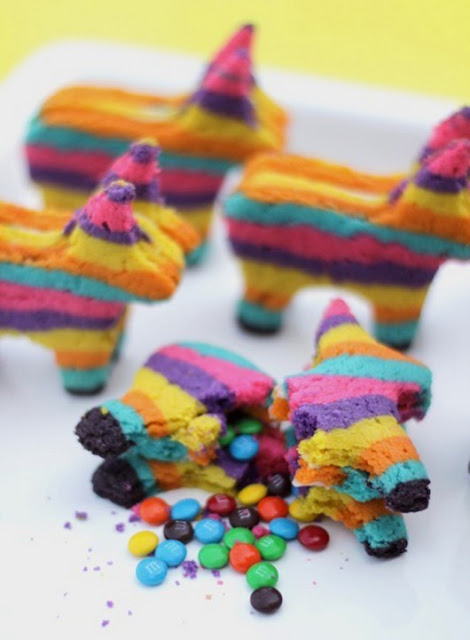 Tutorial of how to make delicious pinata cookies, pinata cookies, pictures