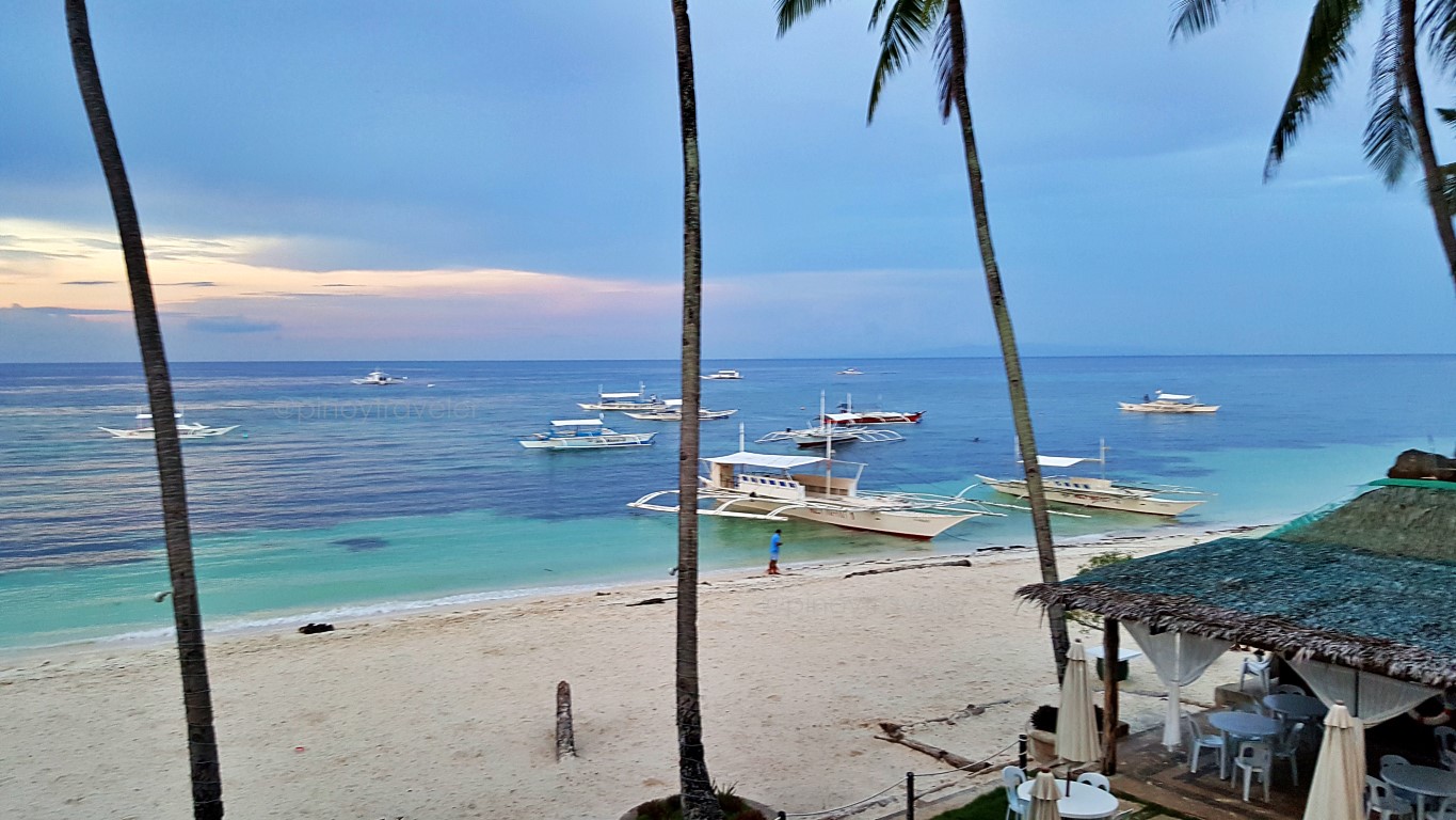 calm and serene early morning view of Alona Beach, Panglao, Bohol