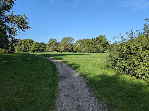 One of the gravel paths before switching to the grass