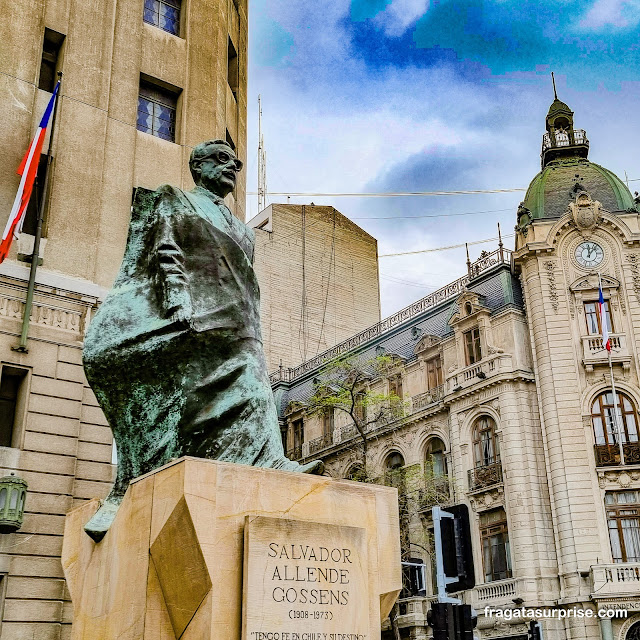 Estátua de Salvador Allende, Santiago do Chile