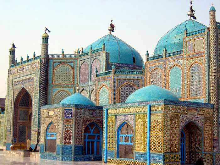 Masjid Biru Mazar-i Sharif, Afghanistan