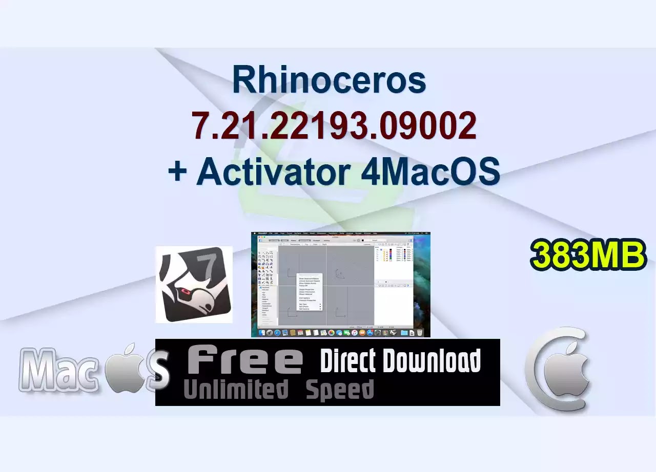 Rhinoceros 7.21.22193.09002 + Activator 4MacOS