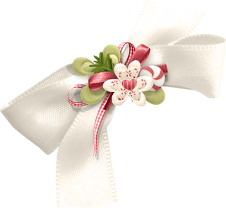 bows and buttons of the Lovely Christmas Clip Art.