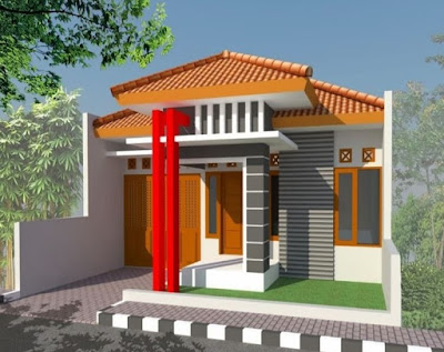 contoh warna cat eksterior rumah yang elegan terbaru