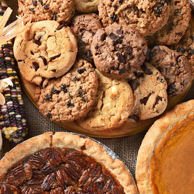Pumpkin Pecan Cookies – Topped with crunchy pecans.