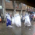 Photos: Eyo masquerades defy rainfall, move around in their attire