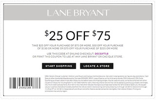 lane bryant coupons 2018