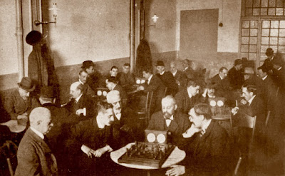 Campeonato de Barcelona 1909-1910, partida de ajedrez