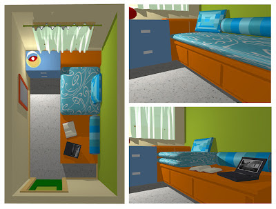  desain kamar tidur ukuran kecil  Desain  Rumah Rumah 