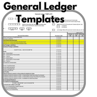 ownload Free General Ledger Templates In excel Format