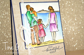 scissorspapercard, Stampin' Up!, Sydney OnStage Presentation, Beautiful Moments, A Good Man, Woven Threads, Watercolouring