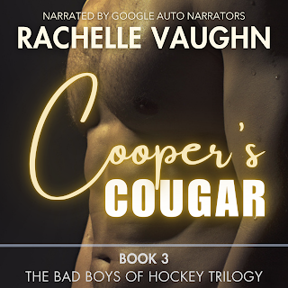 Cooper's Cougar by Rachelle Vaughn bad boys of hockey audiobooks sports athlete murder mystery