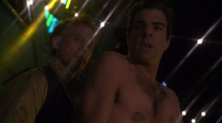 Zachary Quinto Shirtless on Heroes s4e13