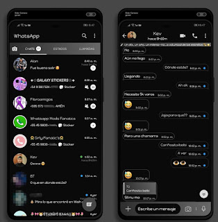 Amoled Dark Theme For YOWhatsApp & Fouad WhatsApp By Ethel