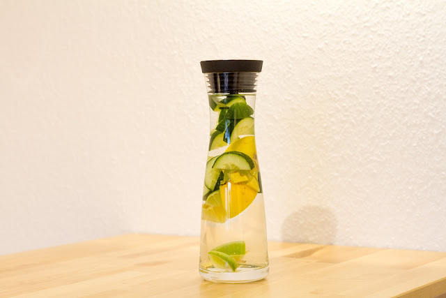 Cara Membuat Infused water Timun Dan Lemon