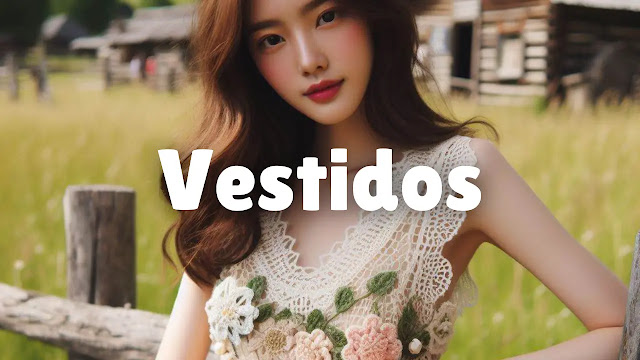 Patrones de vestidos para dama a crochet ideales para usar de noche y estilo casual | Ebook No. 317