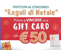 Concorso DOK, Famila, A&O  "Regali di Natale" : vinci gratis 100 Gift Card da 50€