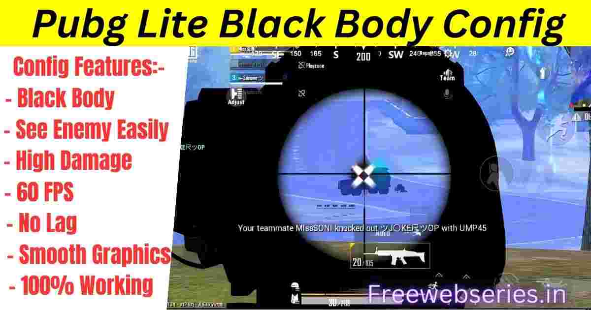 Pubg Lite Black Body Config File Download