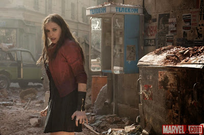 Elizabeth Olsen as Scarlet Witch in Avengers Age of Ultron