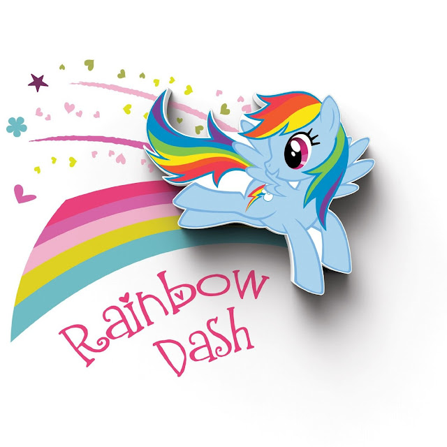Rainbow Dash Wall Light