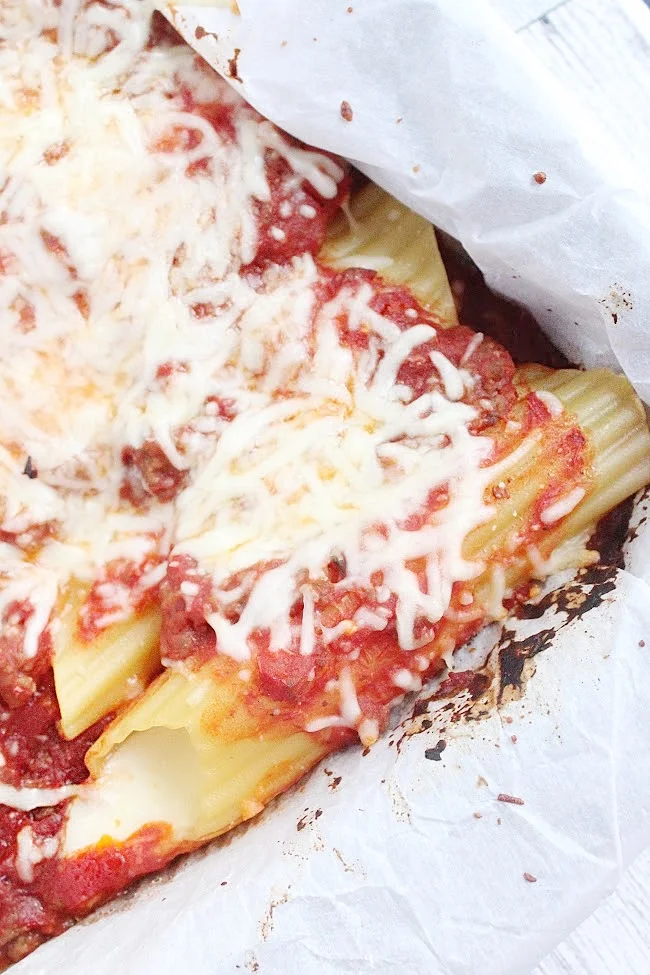 Italian Sausage Manicotti- Recipes My Mom Gave Me