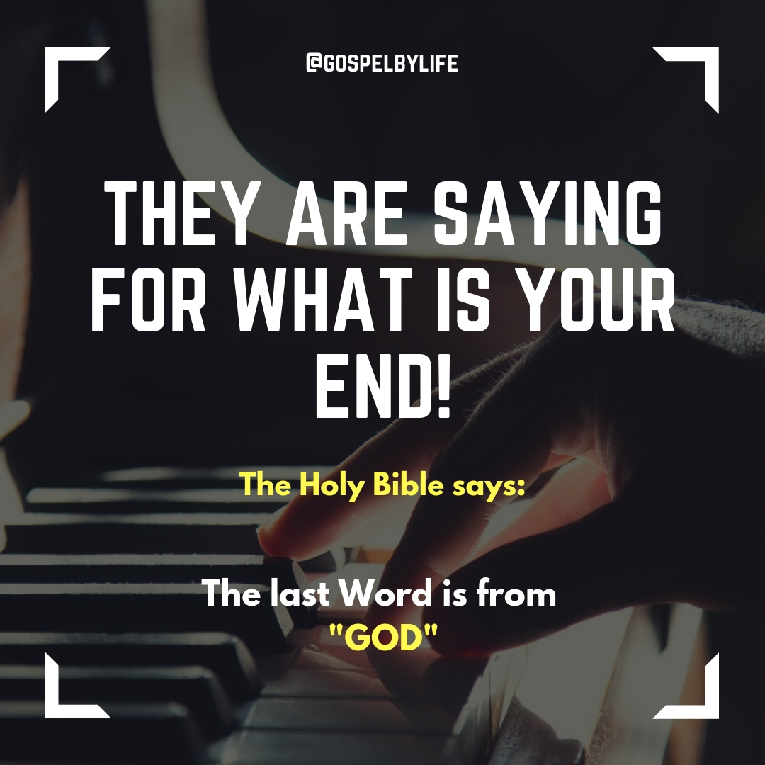 Biblical Image - The Last Word is from God