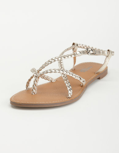 This braided flat sandal is another step for me into sandals that aren ...