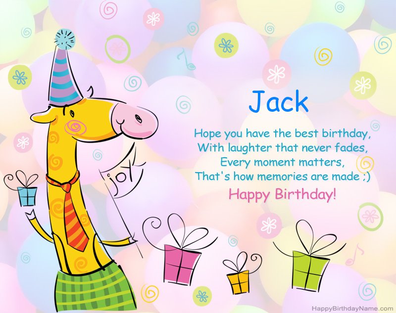 happy birthday jack images