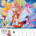 Calendario Winx Club de este mes del blog